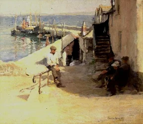 Newlyn Street Scene