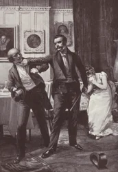 Illustration for Vanity Fair by William Makepeace Thackeray