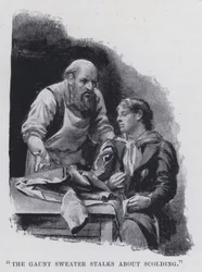 The Gaunt Sweater Stalks About Scolding