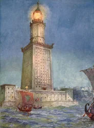 Ancient Beacon of the Mediterranean: The Pharos of Alexandria