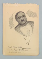 Study for portrait, Vicente Blasco Ibáñez