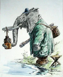 The Elephant goes Fishing