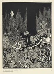 But There Was No Voice Throughout the Vast Illimitable Desert (Illustration for 