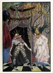 The travelling companion: Let him have his head cut off - in Fairy Tales by Hans Christian Andersen, ill. by Harry Clarke