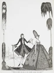 What, is not the key of my closet among the rest? Illustration to the story 