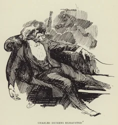 Charles Dickens Exhausted