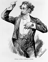 Dickens Reciting His Favourite Passage, 1900s