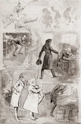 Illustration for A Christmas Carol from The Christmas Books by Charles Dickens