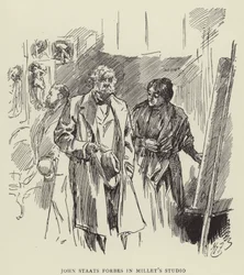 John Staats Forbes in Millets Studio
