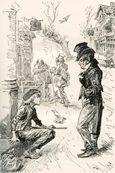 Oliver Falls in with The Artful Dodger