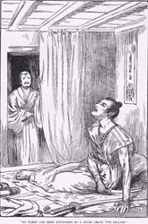 His sleep was disturbed by a noise above the ceiling (from More Stories from Raiko)