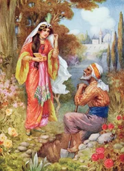 The Princess and the Pearls, illustration from 