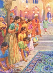 The palace of Lac. From The Adventurous Brethren, illustration from 