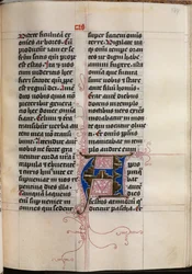 Gospel Book with Evangelist Portraits: Decorated Initial, c. 1480