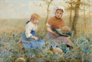 Gathering Pumpkins