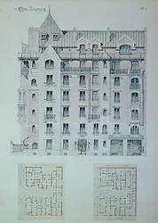 The Facade and Ground Plan of 