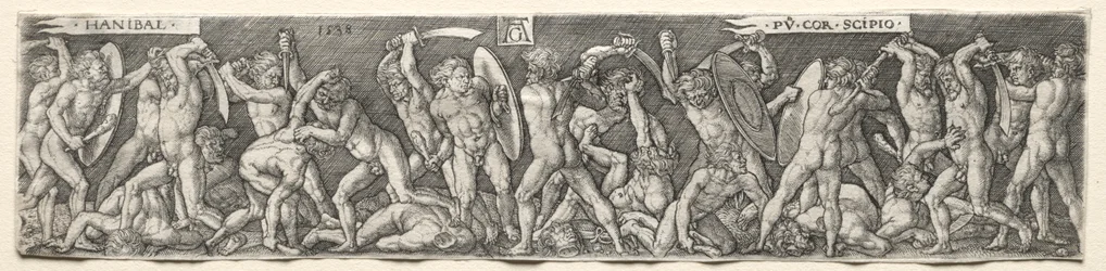 Hannibal Fighting Scipio