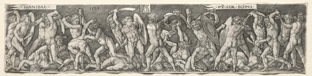 Hannibal Fighting Scipio, 1538