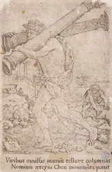 Hercules Carrying the Columns of Gades, from the Series: The Labours of Hercules (12)