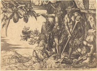 The Rich Man Being Carried Away by the Devil