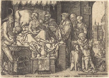 The Rich Man on His Death Bed