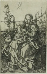 The Virgin and Child Seated on a Grassy Bank
