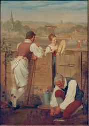 At the Garden Fence