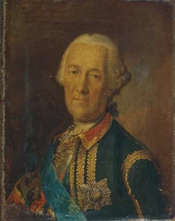 Portrait of the field marshal and politician Count Burkhard Christoph von Munnich