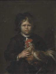 A Farm Boy with a Cock