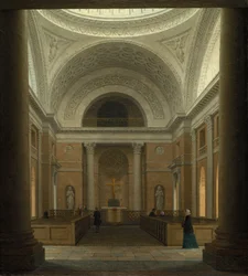 The Slotskirken of Christiansborg, Copenhagen, c. 1850s