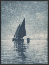 Moored Sailboat