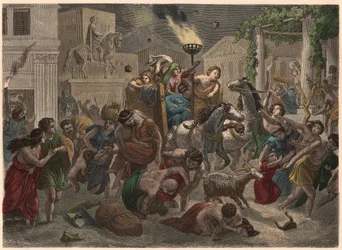 Ancient Rome: Eruption of Vesuvius, 79 AD