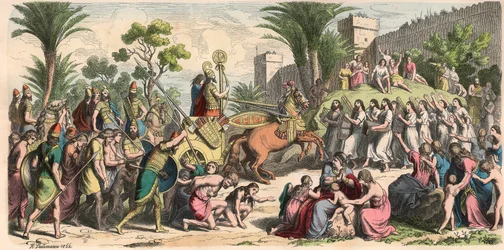 Assyrian: Reception of a Victorious General