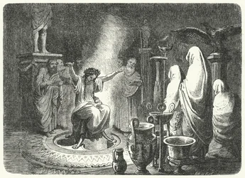 Pythia, High Priestess of the Temple of Apollo at Delphi
