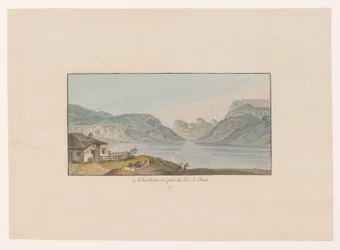 View of Les Charbonnières Near the Lac de Joux