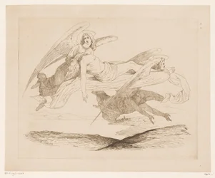 Saint Carried by Angels