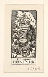 Bookplate: Edm. Schaefer