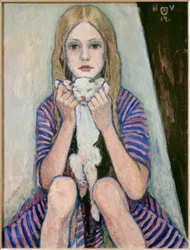 Child with Cat