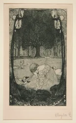 Woman Crying at Lake