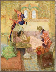 The Flying Trunk from Tales by Hans Christian Andersen, pub. 1911
