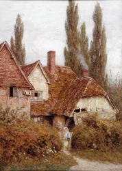 An Old Farm at Didcot, c.1918