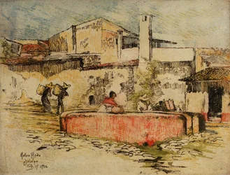 The Pink Fountain at Jalapa
