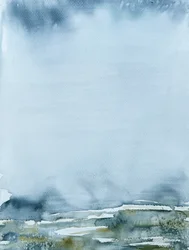 Misty Horizon Landscape