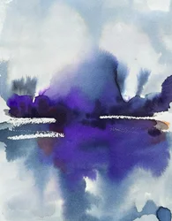 Misty Purple Reflection