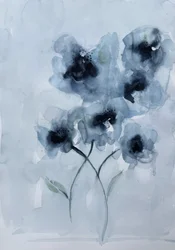Soft Blue Blooms