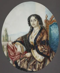 Portrait of Princess Nino Aleksandrovna Griboyedova née Chavchavadze