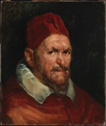 Portrait of Pope Innocent X, copy after Velázquez