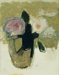 Red Roses in a Vase