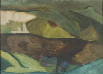 Fishing Cottages by the River. Motif from Granvåg, Faxälven