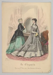 Two Women with a Mirror, from La Elegancia San Sebastian